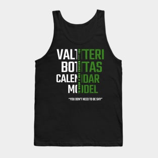 Valtteri Bottas quotes - Formula 1 Tank Top